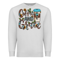 Dove Grey coffee and grace Premium Sweatshirt - JahusDesignShop