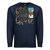 Navy coffee and grace Premium Sweatshirt - JahusDesignShop