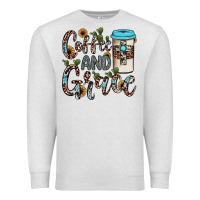Oatmeal Heather coffee and grace Premium Sweatshirt - JahusDesignShop