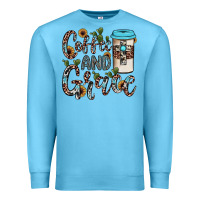 Ocean Blue coffee and grace Premium Sweatshirt - JahusDesignShop