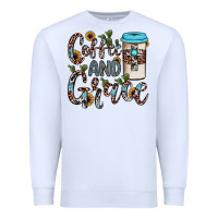 White coffee and grace Premium Sweatshirt - JahusDesignShop