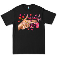 Black Not Today Cupid Premium Tee - CowhideDigitalArt
