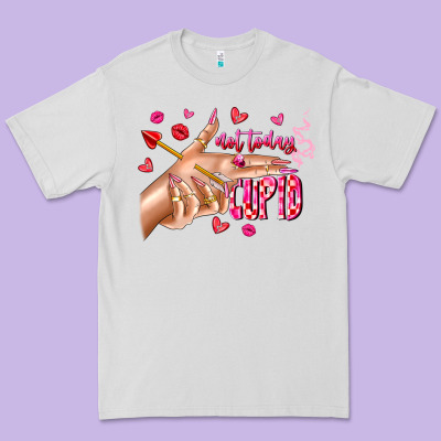 Not Today Cupid Premium Tee Designed By Cowhidedigitalart