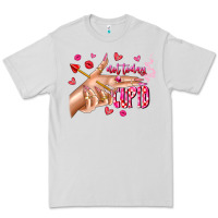 Dove Grey Not Today Cupid Premium Tee - CowhideDigitalArt