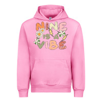 Fuchsia Pink nine is a vibe Urban Hoodie - MaliasSmallBusiness