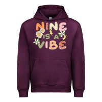 Mauve Wine nine is a vibe Urban Hoodie - MaliasSmallBusiness