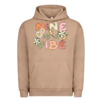 Pigment Burro nine is a vibe Urban Hoodie - MaliasSmallBusiness