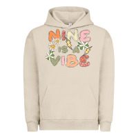 Pigment French Oak nine is a vibe Urban Hoodie - MaliasSmallBusiness