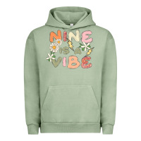 Pigment Oil Green nine is a vibe Urban Hoodie - MaliasSmallBusiness