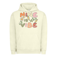 Pigment Pistachio nine is a vibe Urban Hoodie - MaliasSmallBusiness