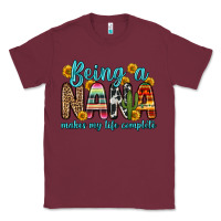 Burgundy being a nana makes my life complete Classic Tee - Zillion Design Studio