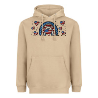Mushroom american flag rainbow 16oz libbey cup Heavyweight Hoodie - HRA Design Shop