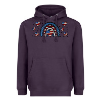 Plum american flag rainbow 16oz libbey cup Heavyweight Hoodie - HRA Design Shop
