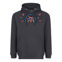 Smoke american flag rainbow 16oz libbey cup Heavyweight Hoodie - HRA Design Shop