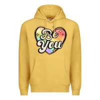 Antique Gold be you Premium Hoodie - MaliasSmallBusiness