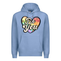 Colony Blue be you Premium Hoodie - MaliasSmallBusiness