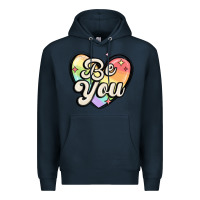 Navy be you Premium Hoodie - MaliasSmallBusiness