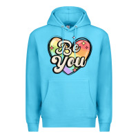 Ocean Blue be you Premium Hoodie - MaliasSmallBusiness
