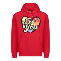 Red be you Premium Hoodie - MaliasSmallBusiness