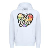 White be you Premium Hoodie - MaliasSmallBusiness