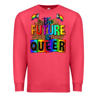 Cardinal the fuuture is queer Premium Sweatshirt - AdoDesignShop