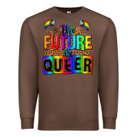 Chestnut the fuuture is queer Premium Sweatshirt - AdoDesignShop