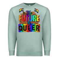 Seafoam the fuuture is queer Premium Sweatshirt - AdoDesignShop