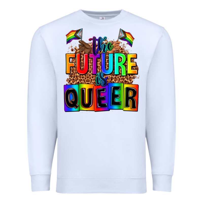 The Fuuture Is Queer Premium Sweatshirt by AdoDesignShop | Teevron