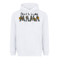 White blessed to be called mama Heavyweight Hoodie - CowhideDigitalArt