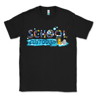 Black school custodian Classic Tee - texasbilliewilder