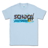 Dusty Blue school custodian Classic Tee - texasbilliewilder