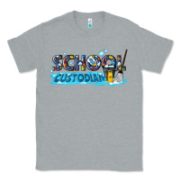 Heather Grey school custodian Classic Tee - texasbilliewilder