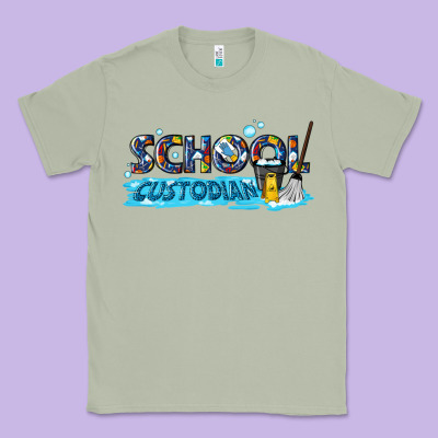 School Custodian Classic Tee Designed By Texasbilliewilder