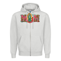 Dove Grey mom mexica Zipper Hoodie - texasbilliewilder