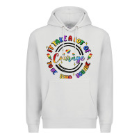 Dove Grey gay pride Premium Hoodie - MaliasSmallBusiness