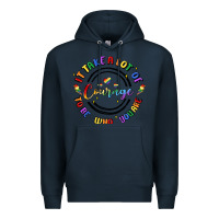 Navy gay pride Premium Hoodie - MaliasSmallBusiness