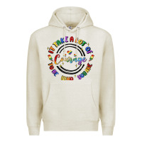 Oatmeal Heather gay pride Premium Hoodie - MaliasSmallBusiness