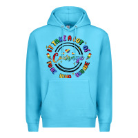 Ocean Blue gay pride Premium Hoodie - MaliasSmallBusiness