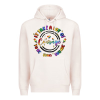 Pale Pink gay pride Premium Hoodie - MaliasSmallBusiness