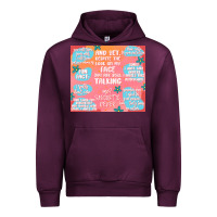 Mauve Wine sarcastic quotes Urban Hoodie - MaliasSmallBusiness