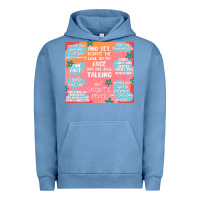 Pigment Pebble Blue sarcastic quotes Urban Hoodie - MaliasSmallBusiness