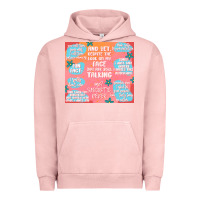 Pigment Salmon sarcastic quotes Urban Hoodie - MaliasSmallBusiness