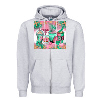 Heather Grey respiratory therapist coffee cups Zipper Hoodie - Zillion Design Studio