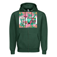 Sports Green respiratory therapist coffee cups Zipper Hoodie - Zillion Design Studio