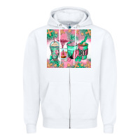 White respiratory therapist coffee cups Zipper Hoodie - Zillion Design Studio