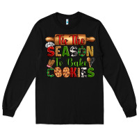 Black tih the season to bake cookies Long Sleeve Tee - Zillion Design Studio