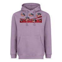 Lavender american flag lips 16oz libbey cup Heavyweight Hoodie - HRA Design Shop
