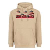 Mushroom american flag lips 16oz libbey cup Heavyweight Hoodie - HRA Design Shop