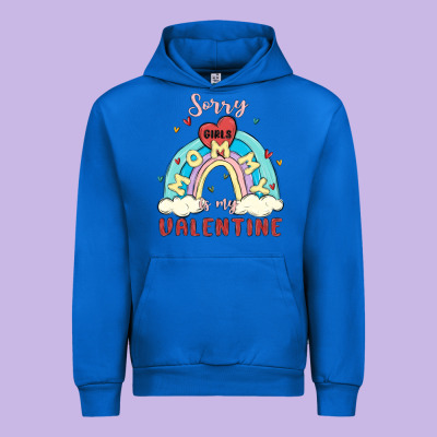 Sorry Girls Mommy Is Valentine Urban Hoodie Designed By Maliassmallbusiness