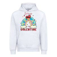 White sorry girls mommy is valentine Urban Hoodie - MaliasSmallBusiness